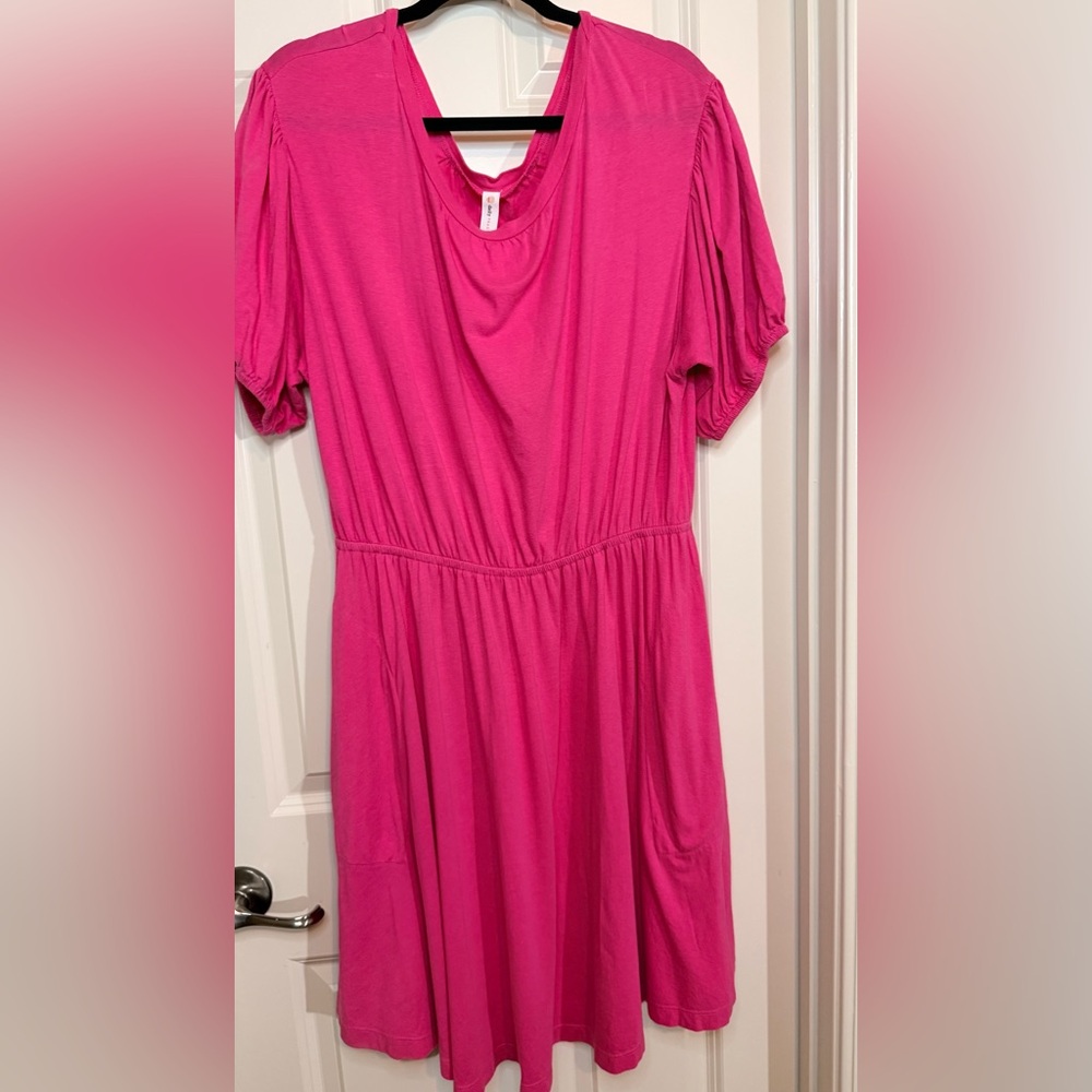Daily Practice Pink Midi Dress